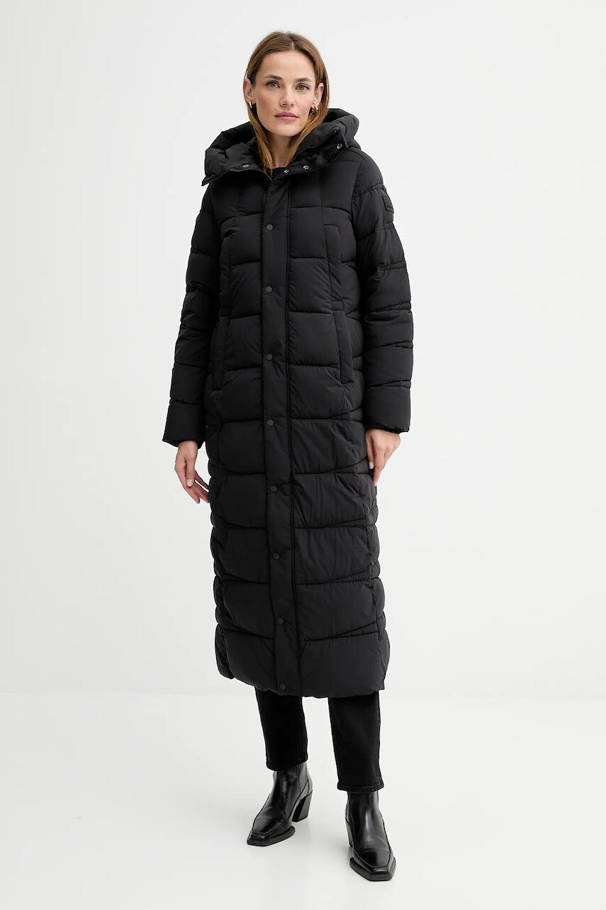 Bunda G-Star čierna farba, zimná, D26963.D518