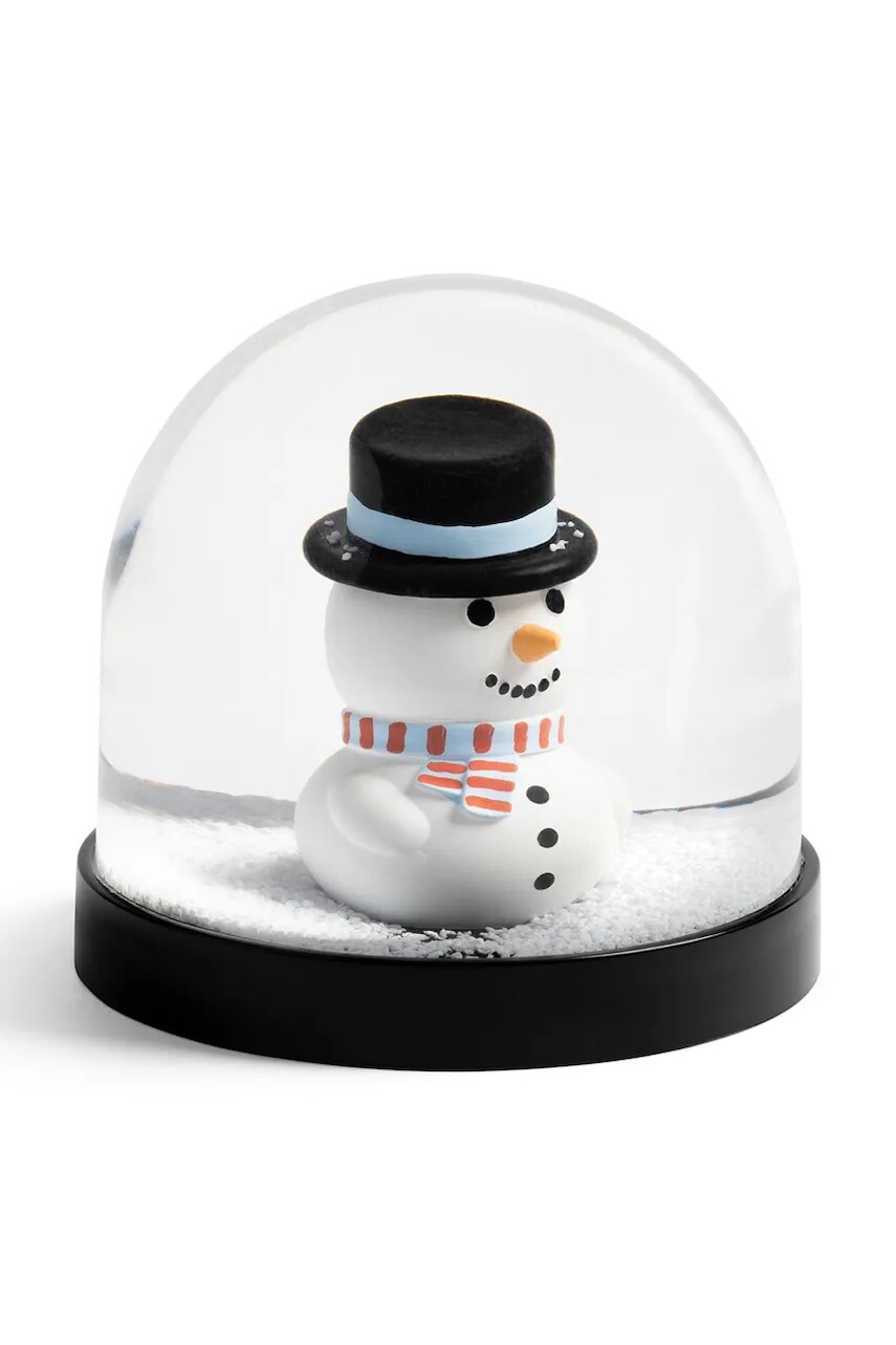Ozdobná guľa &k amsterdam Wonderball snowman 8 x 8,5 cm viac farieb