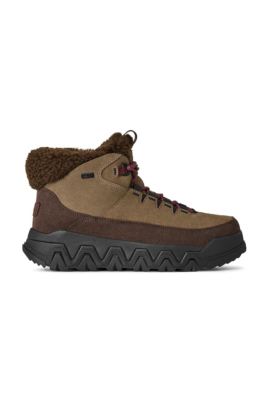 Kožené snehule UGG Terretrail Cozy Lace hnedá farba, 1158210.DDC