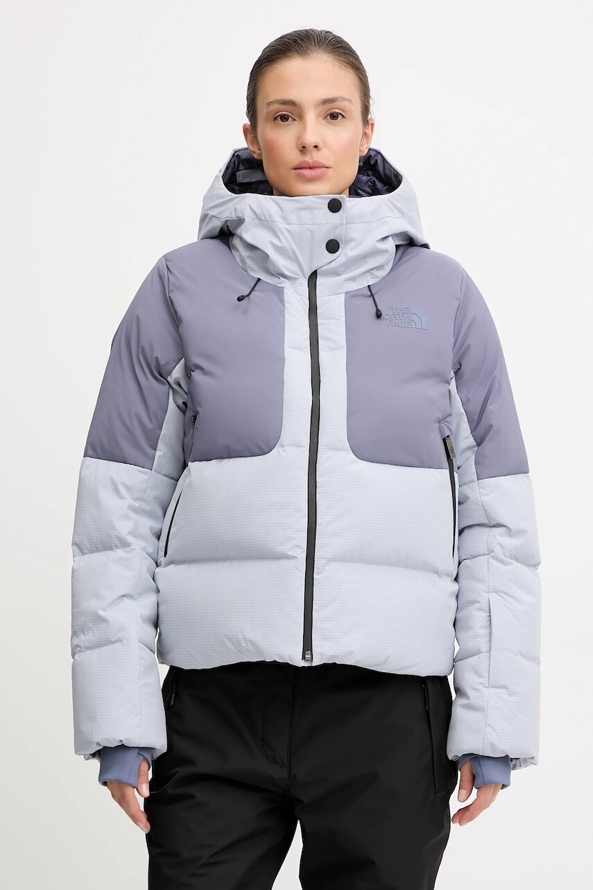 Páperová lyžiarska bunda The North Face Cold Spell modrá farba, NF0A87WTEHA1