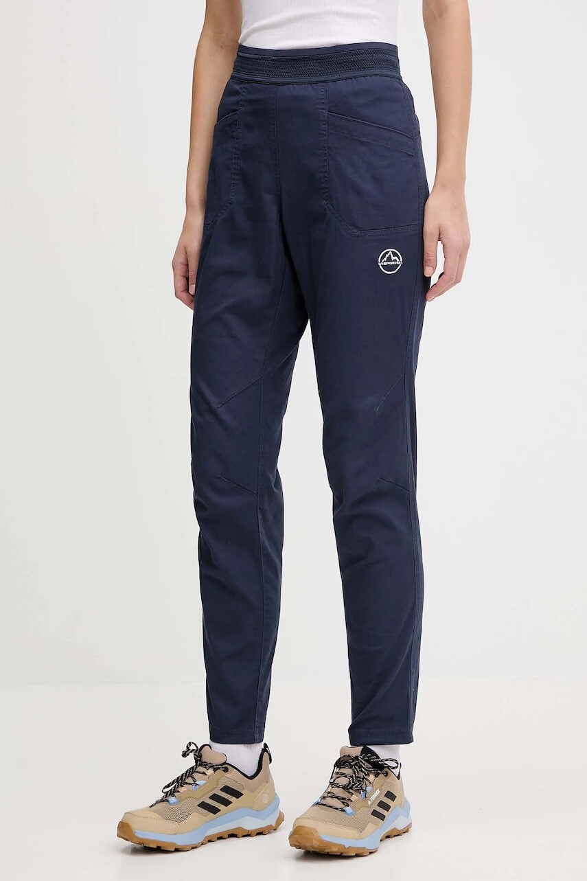 Turistické nohavice LA Sportiva Roots tmavomodrá farba, ZACP070