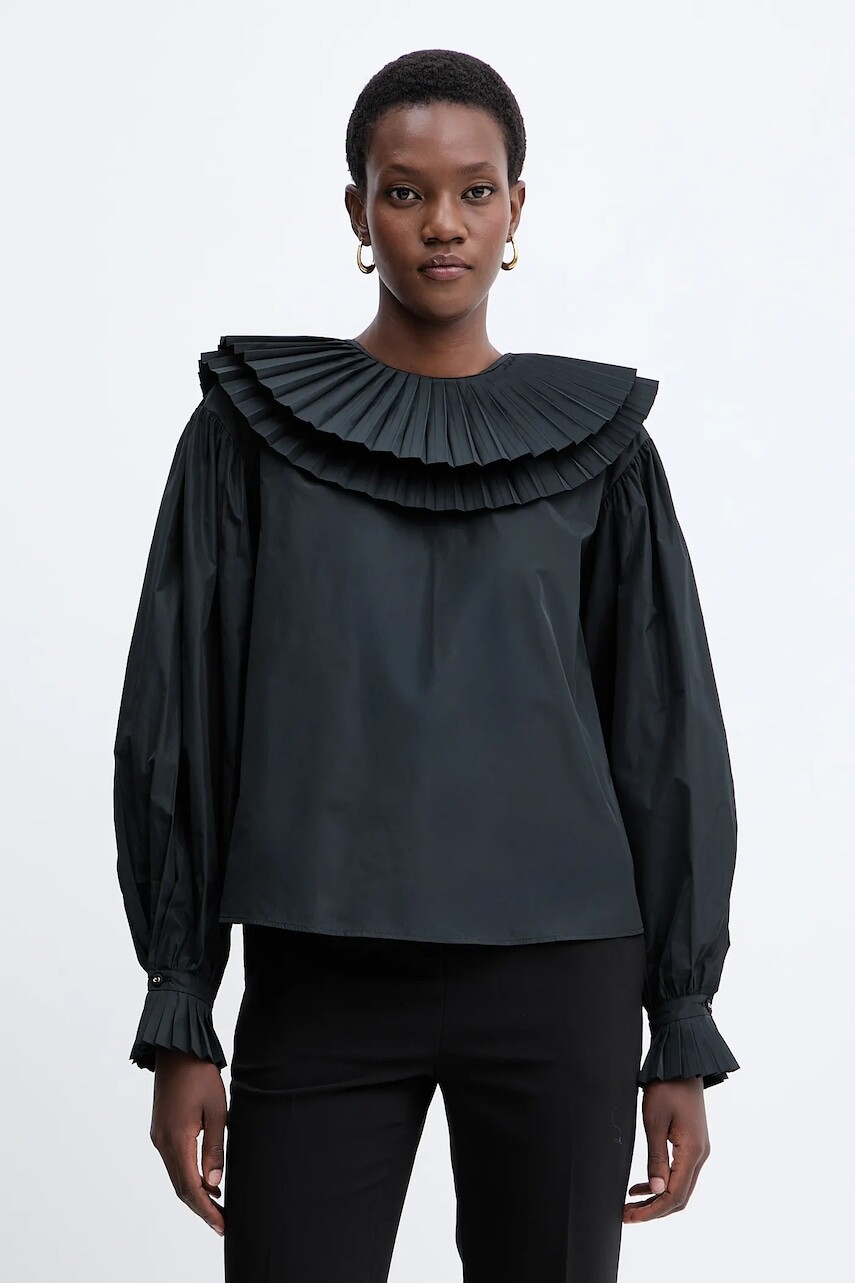 Blúzka Twinset čierna farba, jednofarebná, 252TS2112