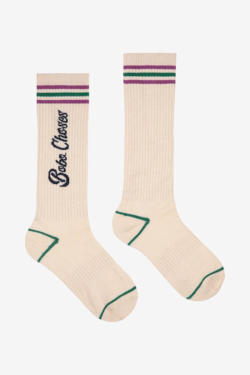 Detské ponožky Bobo Choses biela farba, 225BI001