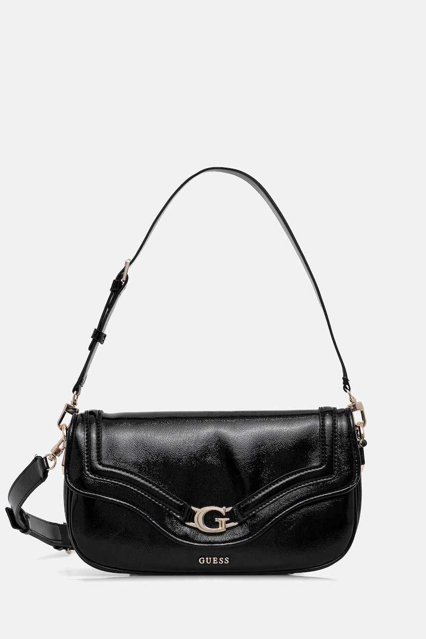 Kabelka Guess DEA čierna farba, HWTG79 93200