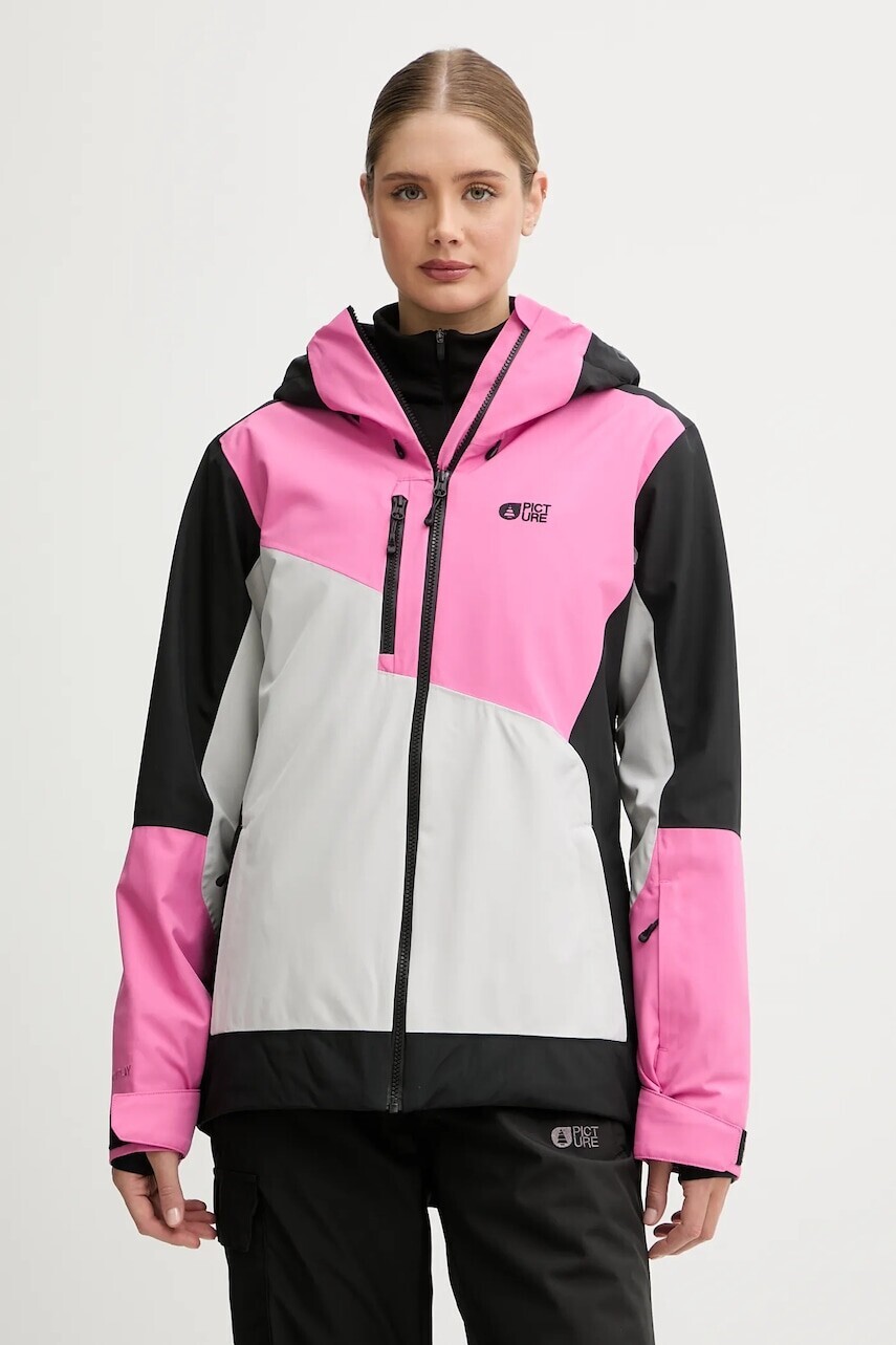 Lyžiarska bunda Picture Seen ružová farba, WVT0398