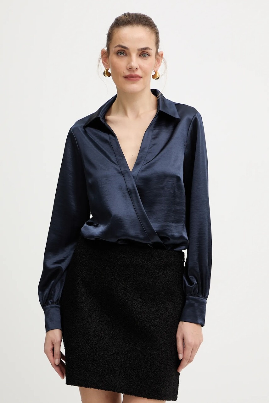 Body Guess LEAH tmavomodrá farba, jednofarebná, W5BH68 W2612