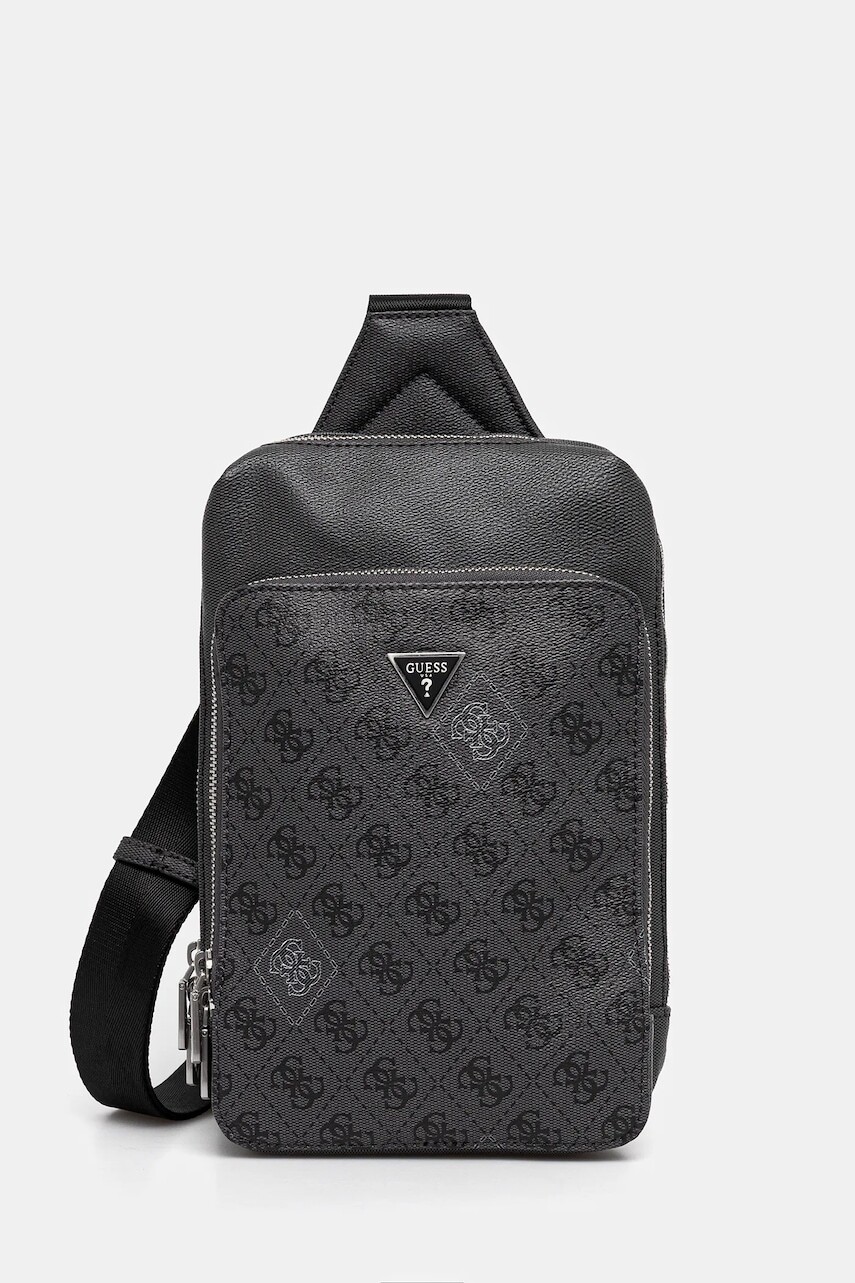 Malá taška Guess MILANO čierna farba, HMMICT P5426