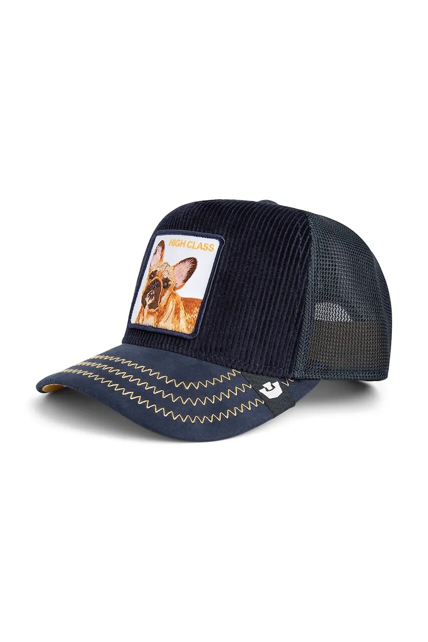 Šiltovka s prímesou bavlny Goorin Bros High Class Remix čierna farba, 101-2604