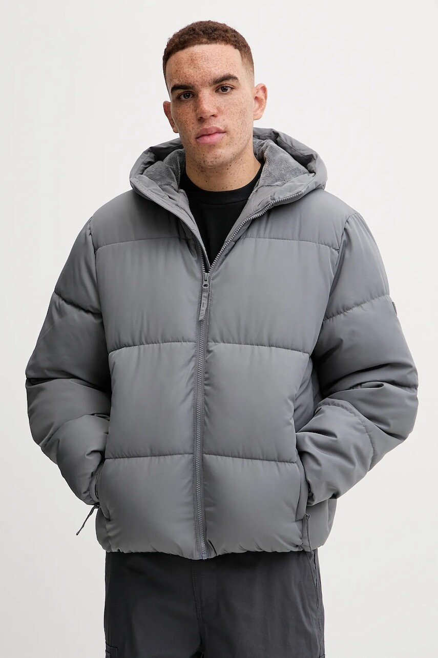 Bunda Hollister Co. šedá farba, KI332-5062-120