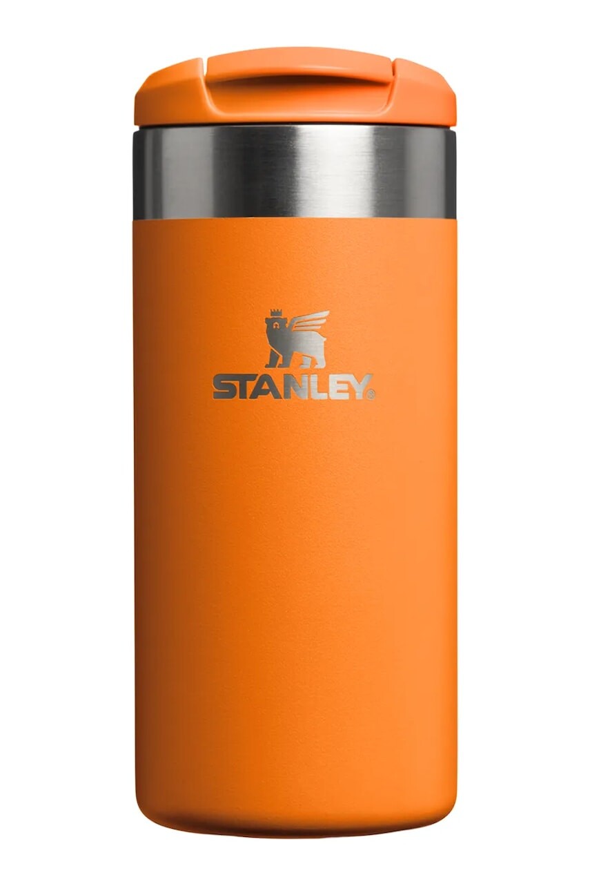Termo hrnček Stanley The AeroLight™ Transit Mug 0,35 L oranžová farba