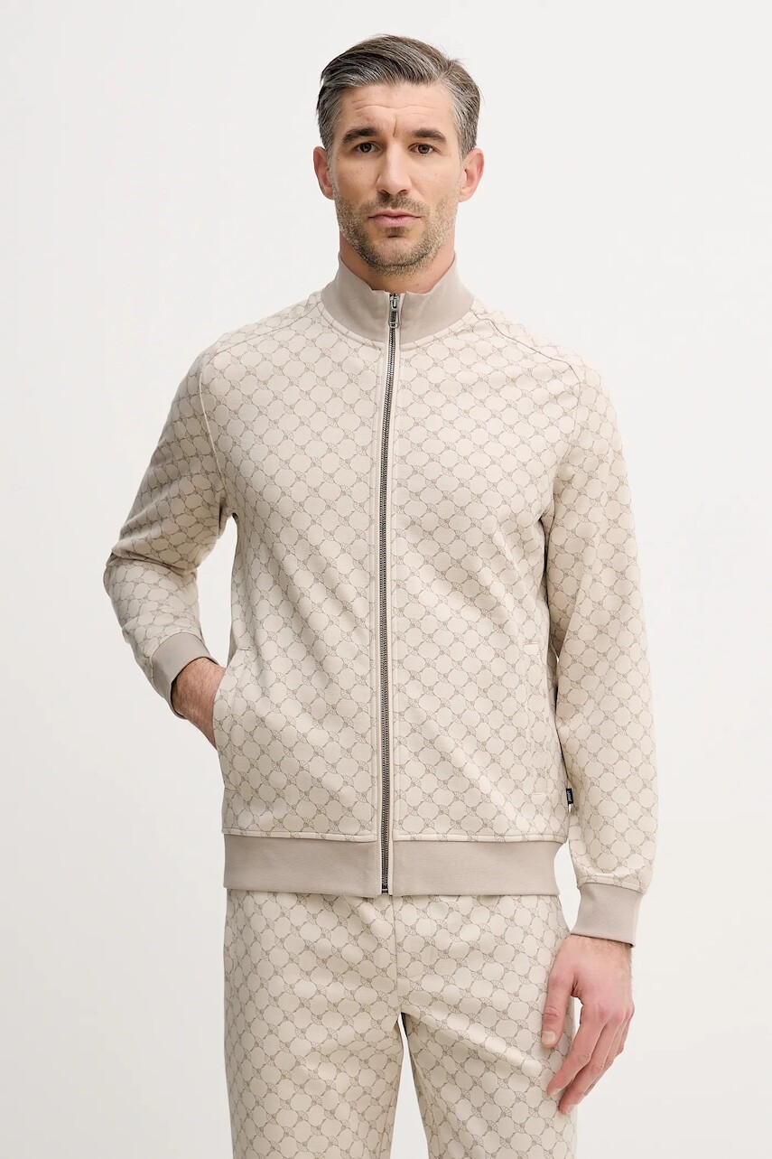 Mikina Joop! béžová farba, vzorovaná, 30100506