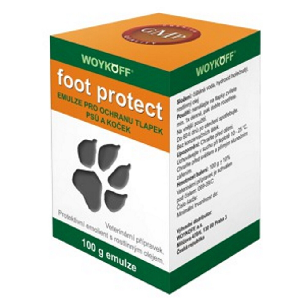 WOYKOFF Foot protect emulzia na labky psov a mačiek 100 g