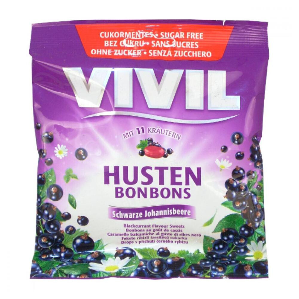 VIVIL Čierne ríbezle + 11 bylín bez cukru 60 g