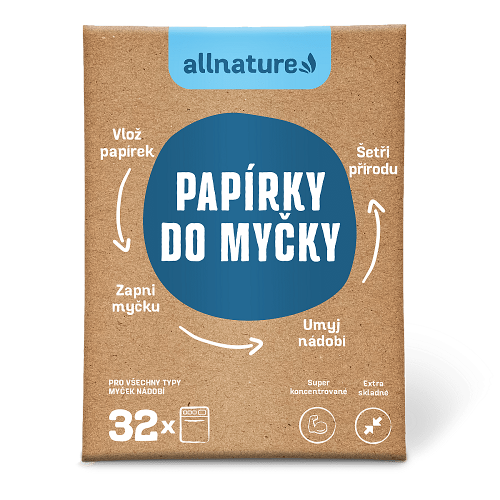 ALLNATURE Papieriky do umývačky 16 kusov