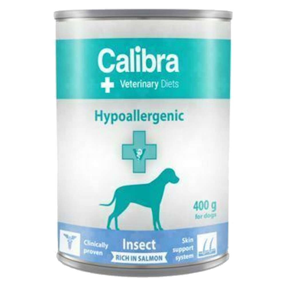 CALIBRA Vet. Diets Hypoallergenic konzerva pre psov Insect&Salmon 400 g