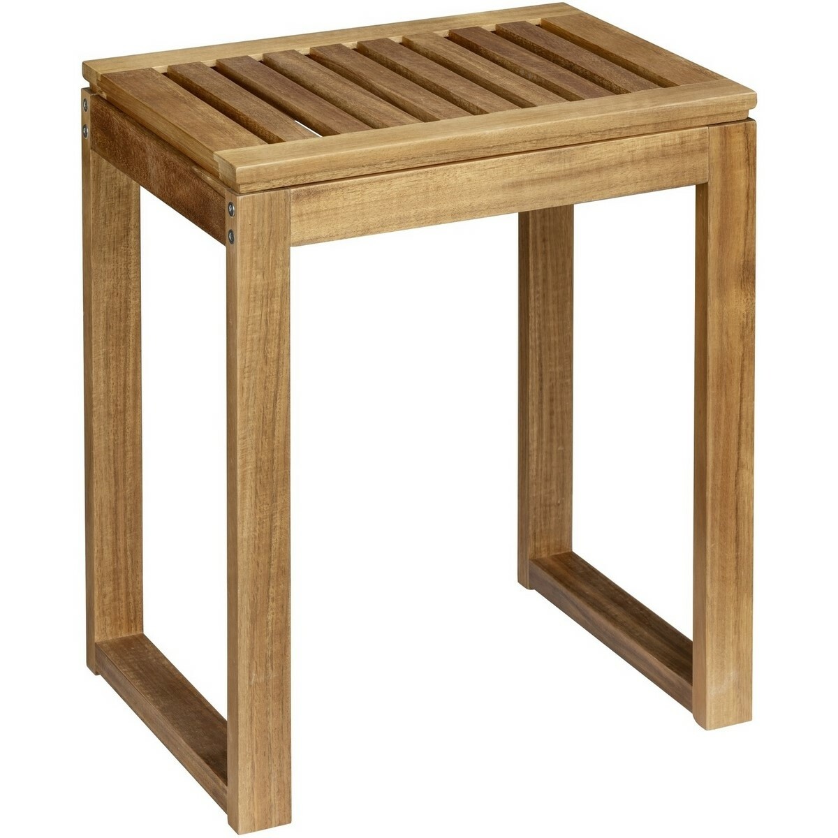 Wenko Kúpeľňová stolička z akácie Fondi, 46 x 30 x 40 cm