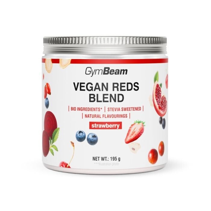 GymBeam Vegan Reds Blend 195 g jahoda