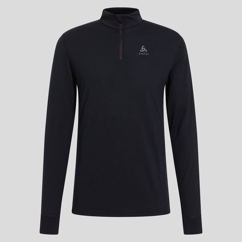 Pánska  termobielizeň Odlo BL TOP turtle neck l/s half zip MERINO 200