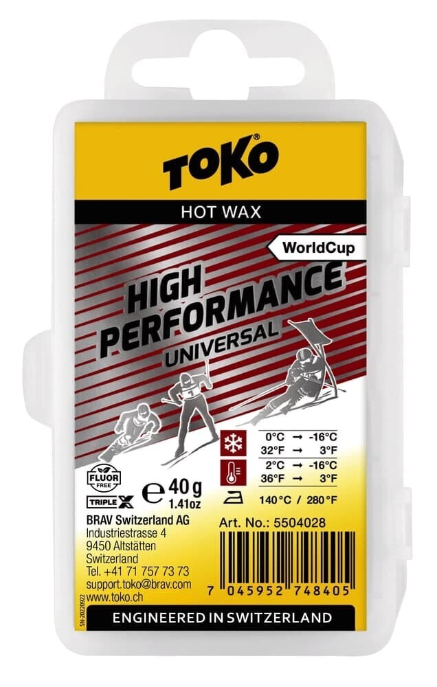 Lyžiarsky vosk TOKO TripleX High Performance universal 40g