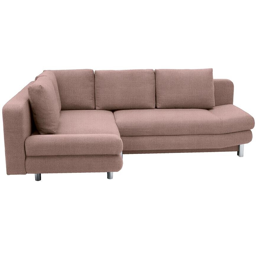 Rohová sedacia súprava Cali L Sierra 750 ružová