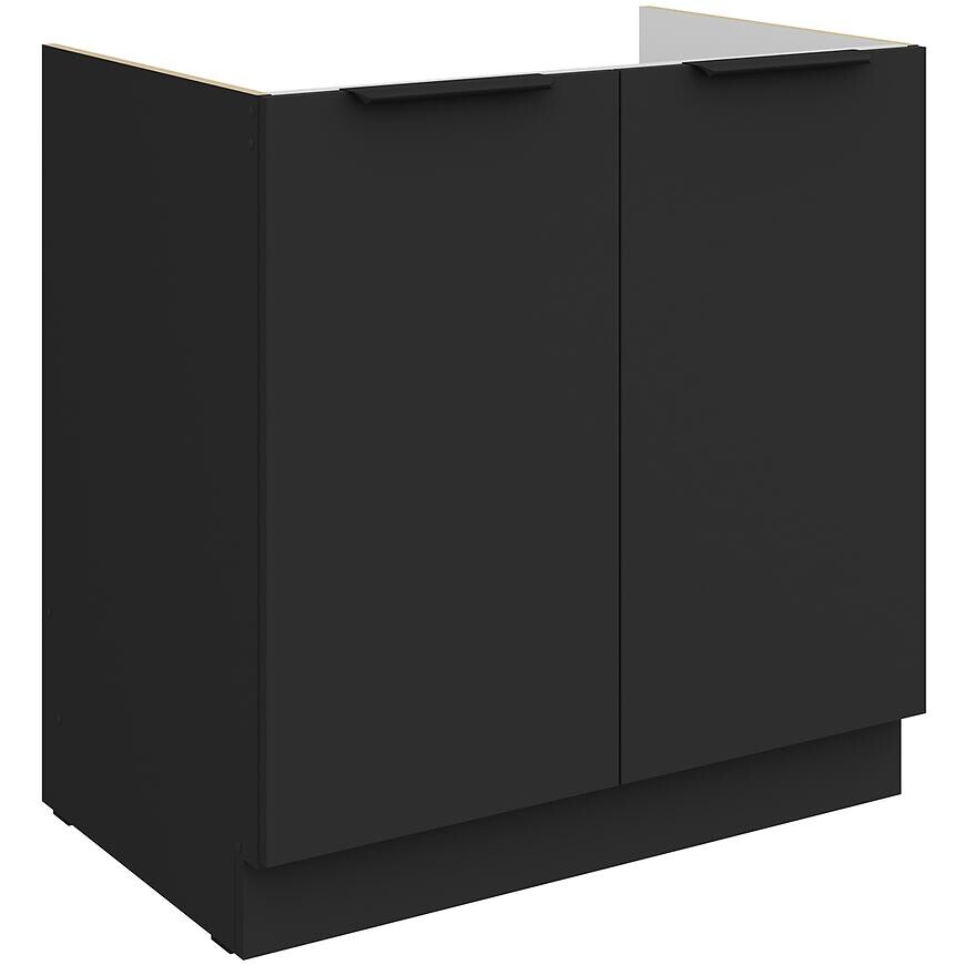 Kuchynská skrinka Aria-Bl/Bl Anti Fingerprint 80zl 2f Bb