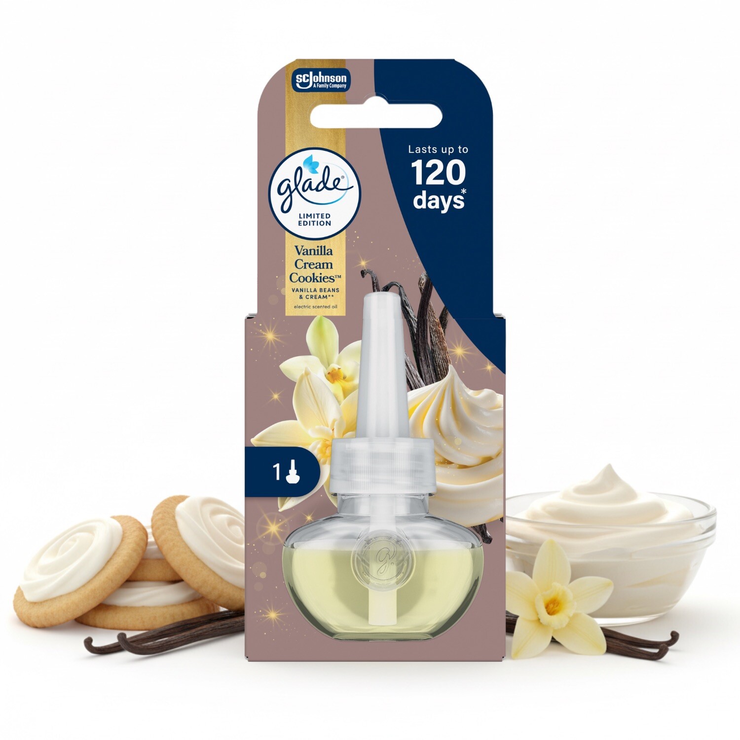 GLADE Automatic Vanilla Cream Cookies náplň 20 ml
