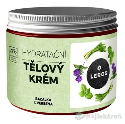 LEROS HYDRATAČNÝ TELOVÝ KRÉM BAZALKA & VERBENA  200 ml