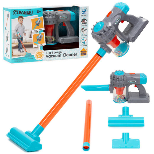 Detský ručný vysávač - na batérie - interaktívna hračka pre deti so zvukom