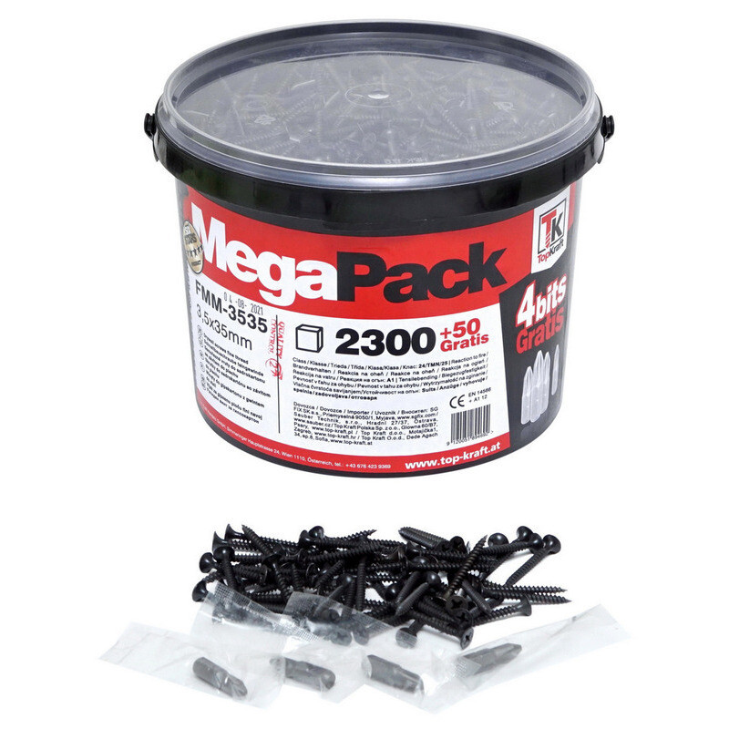 Skrutka TopKraft FMM 3,5×35 mm 2350 ks/bal.
