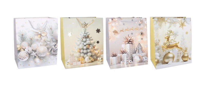 Vianočná darčeková taška 18x8x24cm