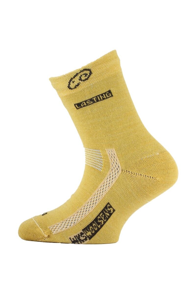 Lasting detské merino ponožky TJS horčicovej Veľkosť: -(34-37) S 8595067808765