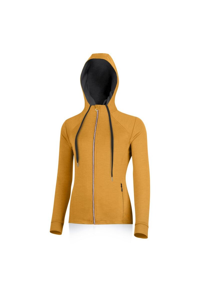Lasting dámska merino mikina KARMINA C248 horčicová Veľkosť: L 8595067901053
