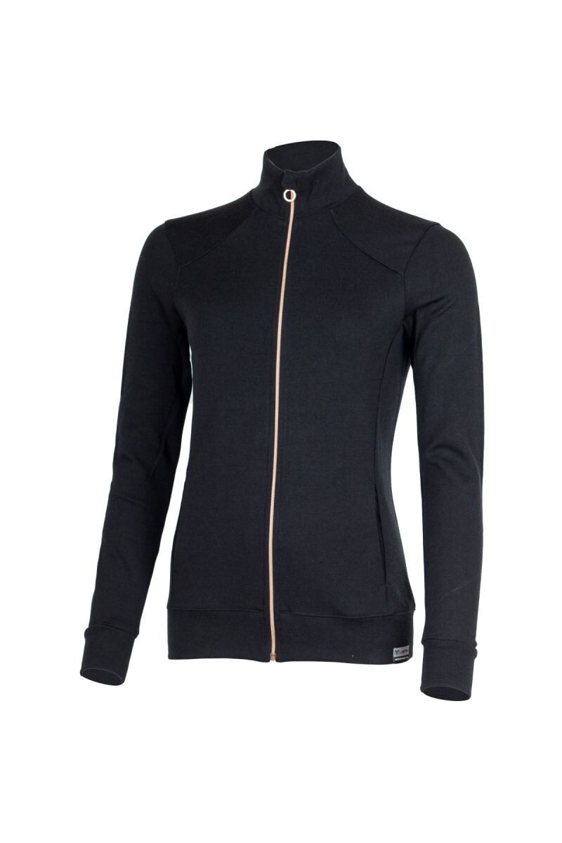 Lasting dámska merino mikina SARMINA C909 čierna Veľkosť: XL 8595067907376