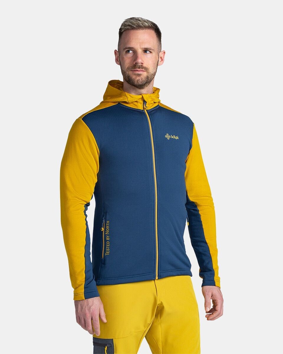 Kilpi SEVELEN-M pánska mikina zlatá Veľkosť: XXL 8592914746195