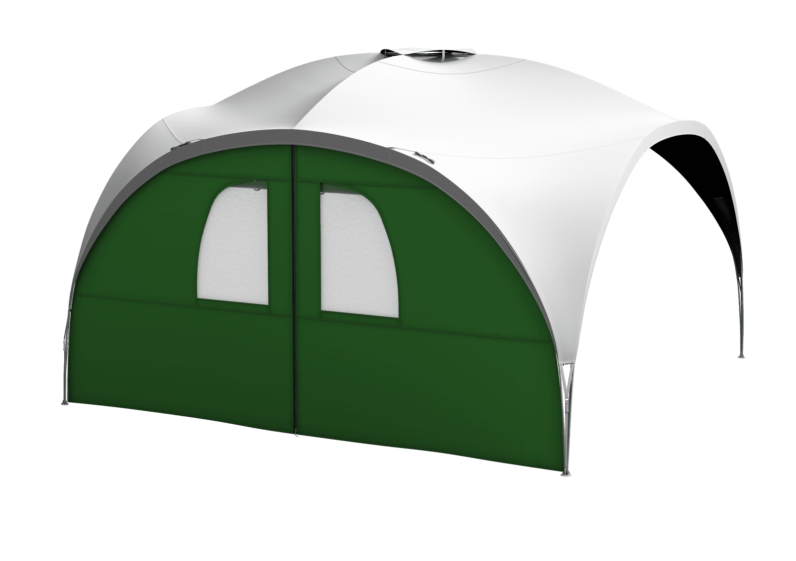 Husky Príslušenstvo k prístrešku Zástena ZIP Broof XL zelená Veľkosť: UNI 8592287015416