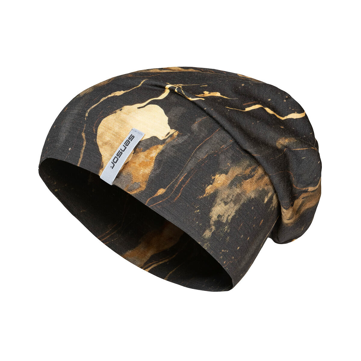 SENSOR čiapka MERINO IMPRESS čierna/cosmos Veľkosť: L 8592837111018