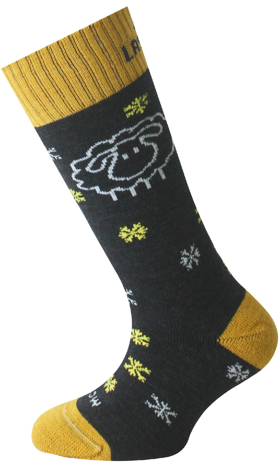 Lasting detské merino lyžiarske ponožky SJW 921 čierne Veľkosť: S 8596445231410