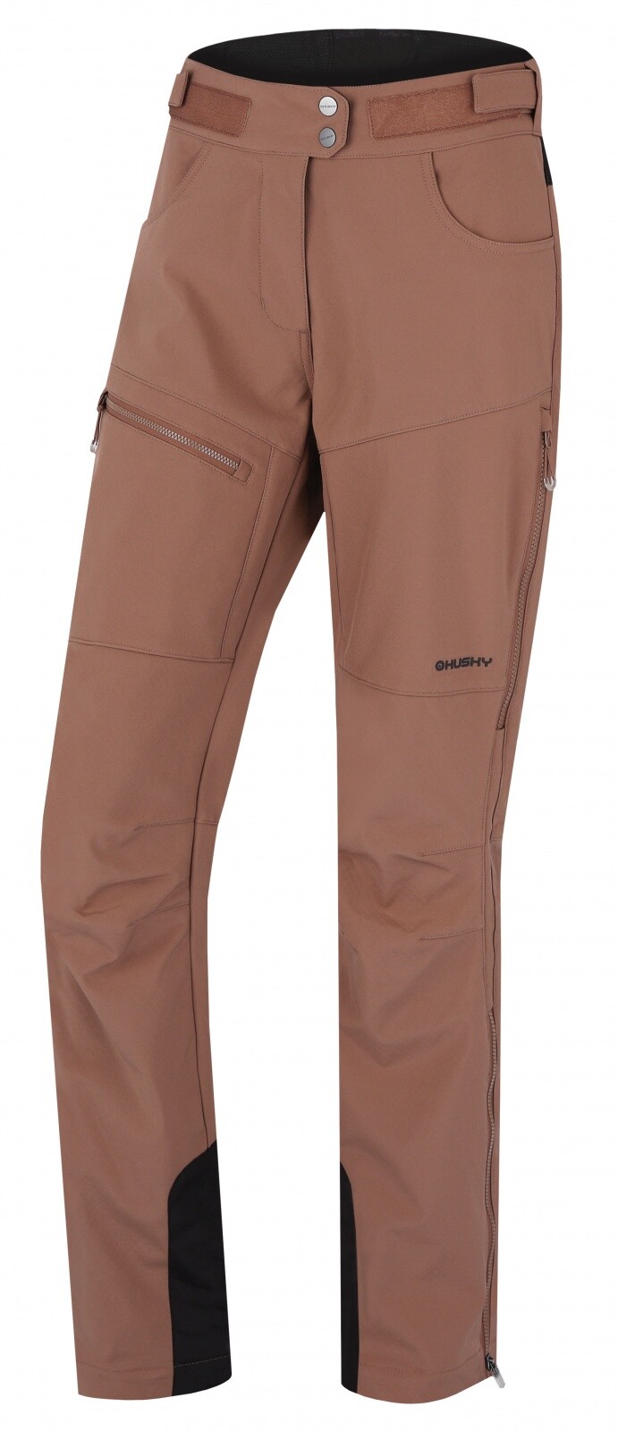 Husky Dámske softshell nohavice Keson L brown Veľkosť: L