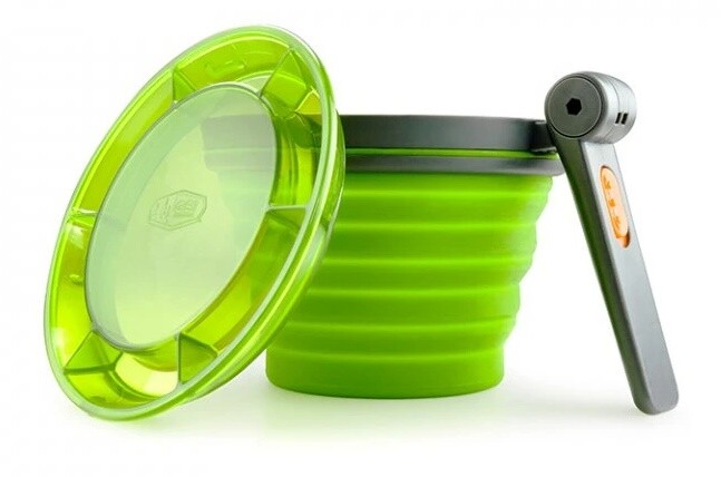 GSI Outdoors Collapsible Fairshare Mug green skladací hrnček 090497792038
