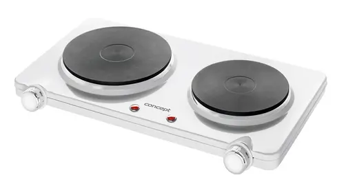 CONCEPT Elektrický dvojplatničkový varič smaltový 2250 W VE3025