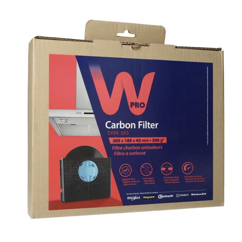 WPRO 484000008581 uhlíkový filter CHF303/1 AKR641 / AKR643