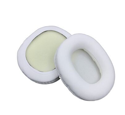 Náhradné náušníky pre slúchadlá SteelSeries Arctis - Biele, kožené