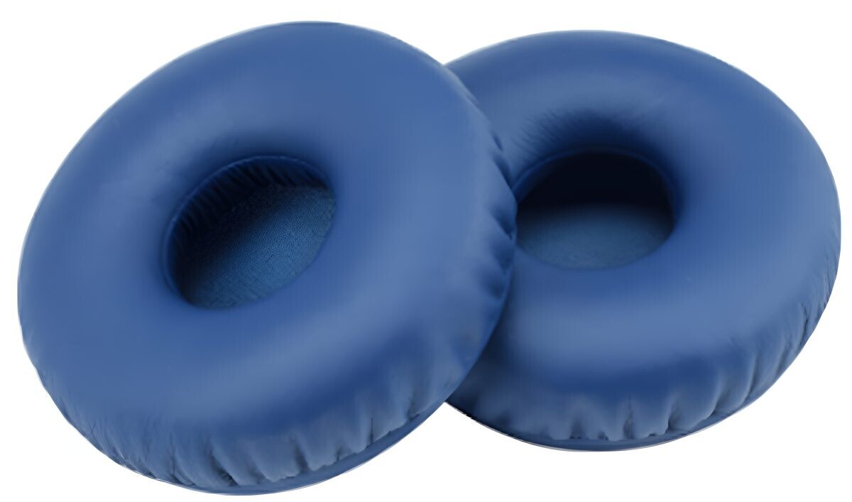 Náhradné náušníky pre slúchadlá Sony MDR-XB650BT, XB550AP a XB450 - Modré, kožené