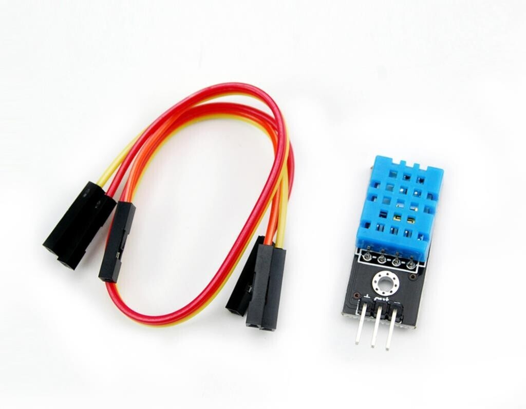Modul DHT11 + DPS + Vodiče merania teploty a relatívnej vlhkosti pre Arduino