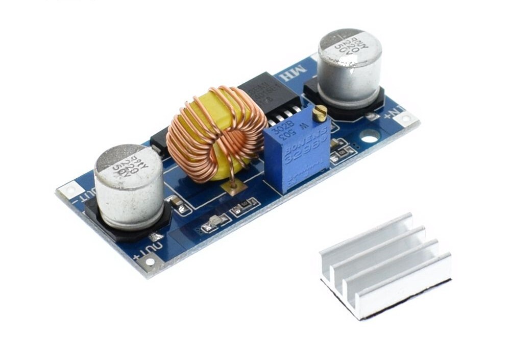 Step down napájací modul - Nastaviteľný až 5A XL4015 DC-DC