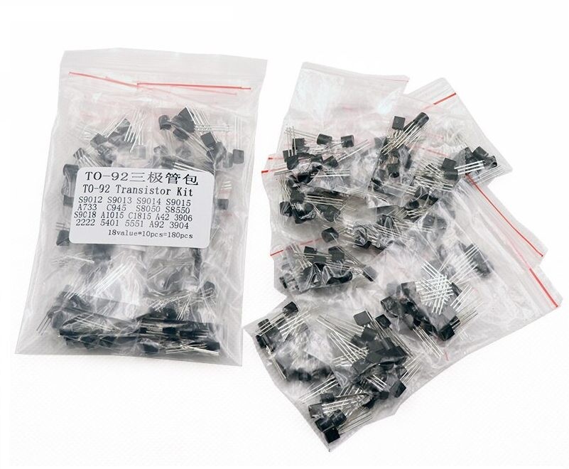 Sada tranzistorov PNP, NPN TO - 92 - 180 kusov