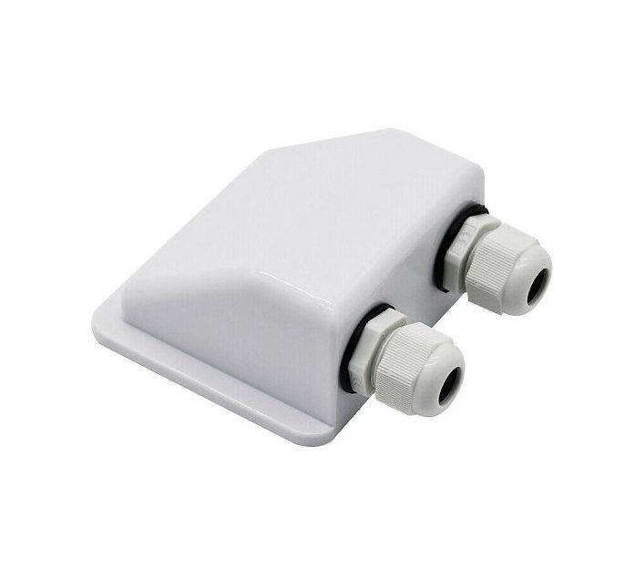 Strešná káblová dvojitá priechodka s krytom - IP66