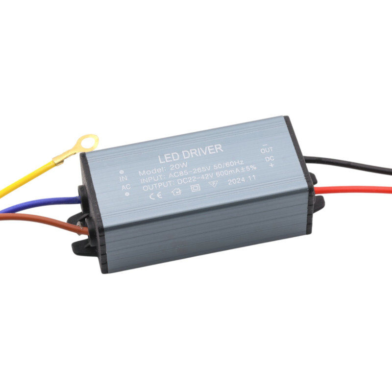 Napájací zdroj pre 20W LED, 20-38V, 600mA, IP67