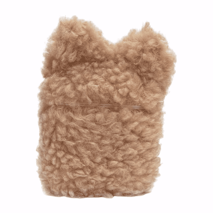 Chlpáčik obal na AirPods 1/2 - Moka medvedík