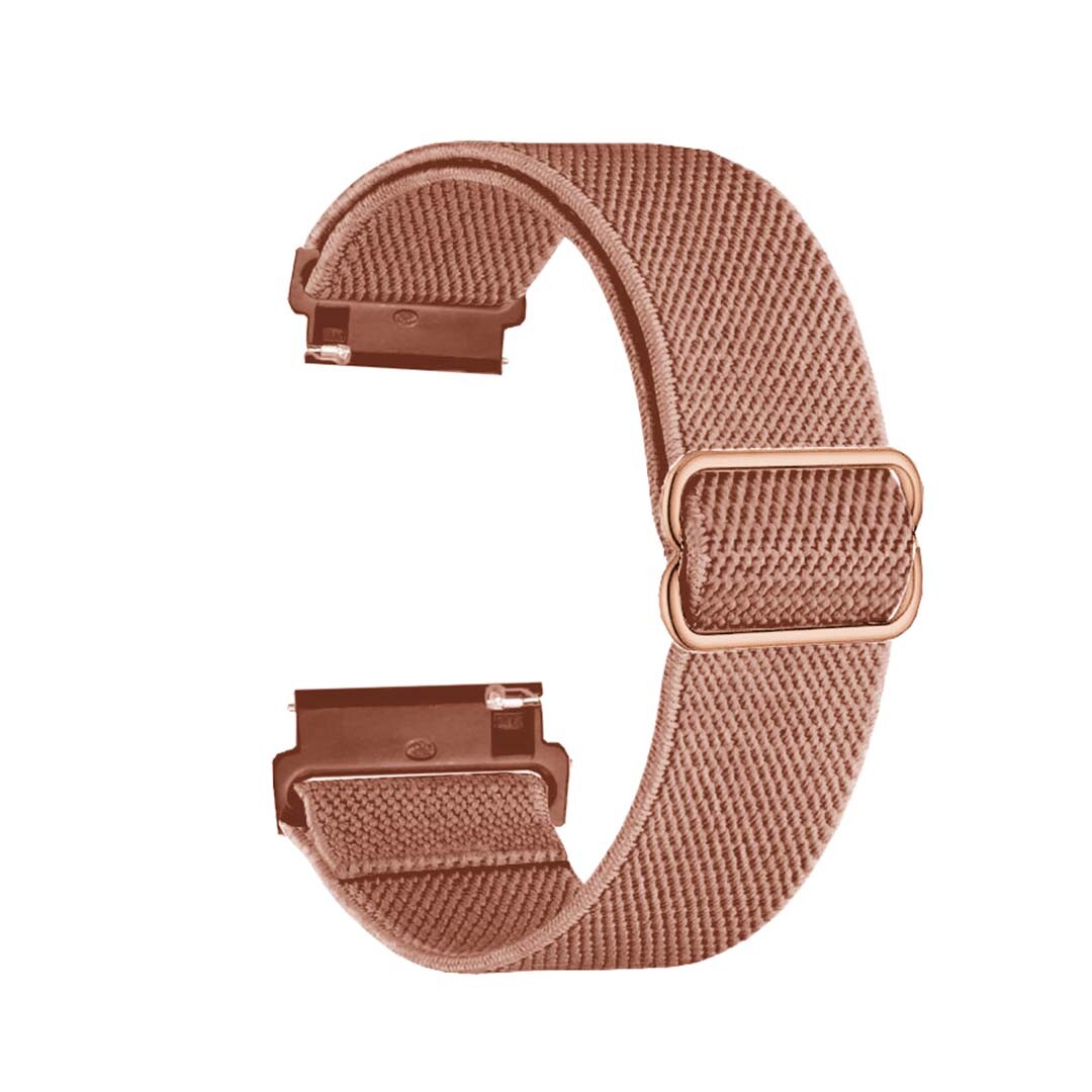 Nastavitelný nylonový remienok na smart hodinky 22mm Veľkosť: 22mm, Farba: Pink Sand